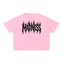pink /Mineral Wash Boxy Cotton T-Shirt