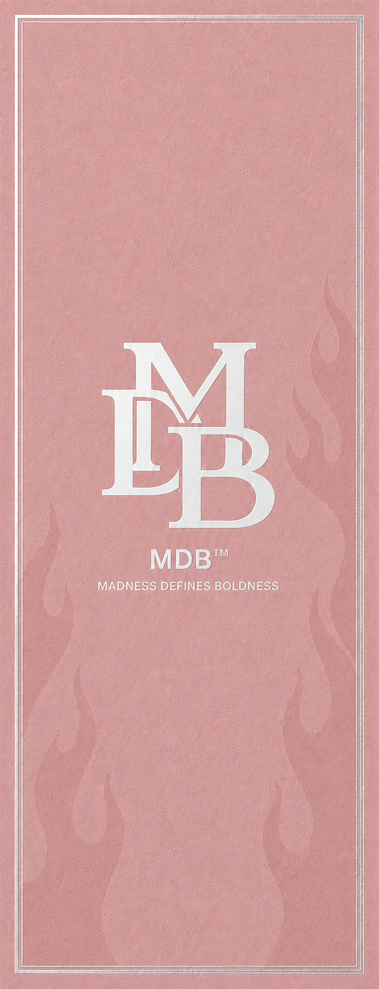 Pink MDB Apparel hangtag presentation