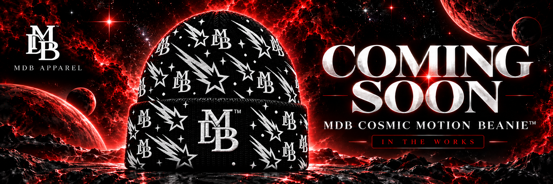 MDB Cosmic Motion Beanie coming soon — in the works